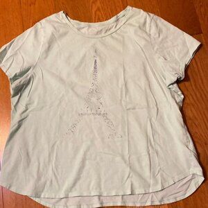 mint green Eiffel Tower t shirt!
